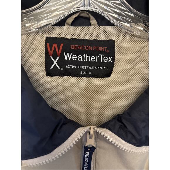 WeatherTech Beacon point Men’s Jacket Sanibel Island. Zip, Pockets, No Hood - Picture 2 of 14